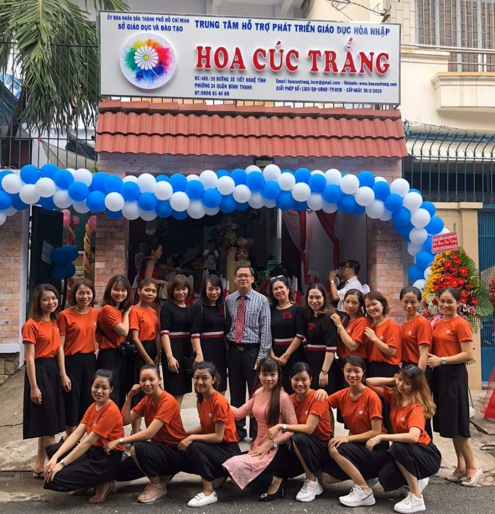 Hoa Cúc Trắng trung tâm chuyên về trẻ rối loạn phổ tự kỷ, rối loạn ngôn ngữ, chậm nói, tăng động và giảm chú ý.